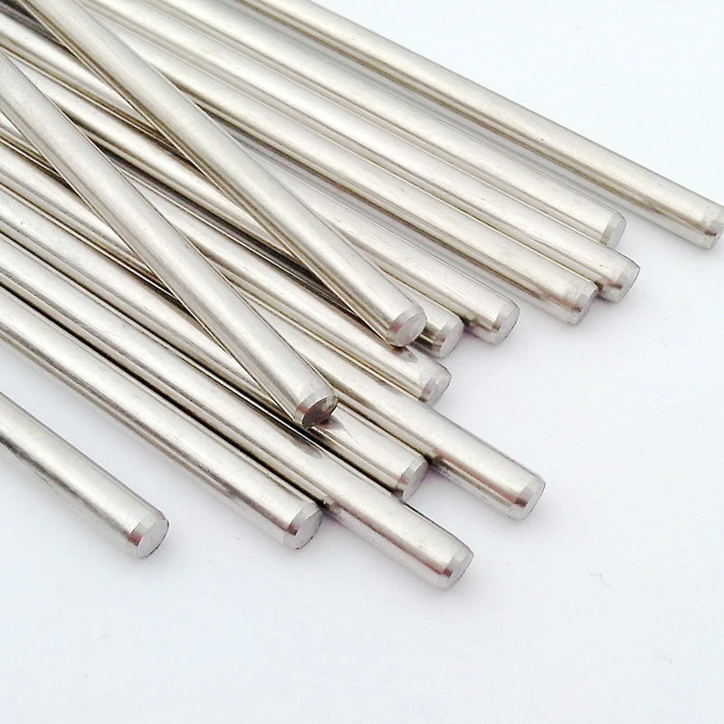 10pcs 10-300mm Φ2mm Stainless Steel Transmission Gear Connecting Shaft Drive Axle for DIY Toy Model Car Accessories