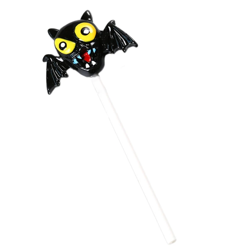 Halloween Cake Topper Pumpkin Ghost Bat Decoration Cake Insert Cupcake Signs 