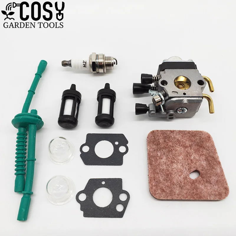 

1 Set of Carburetor Kit For STIHL FS80 FC55 FC75 FC85 FS310 FS38 FS45 FS45C FS45L FS46 FS55 FS55RC Air Fuel Filter Gasket Carb