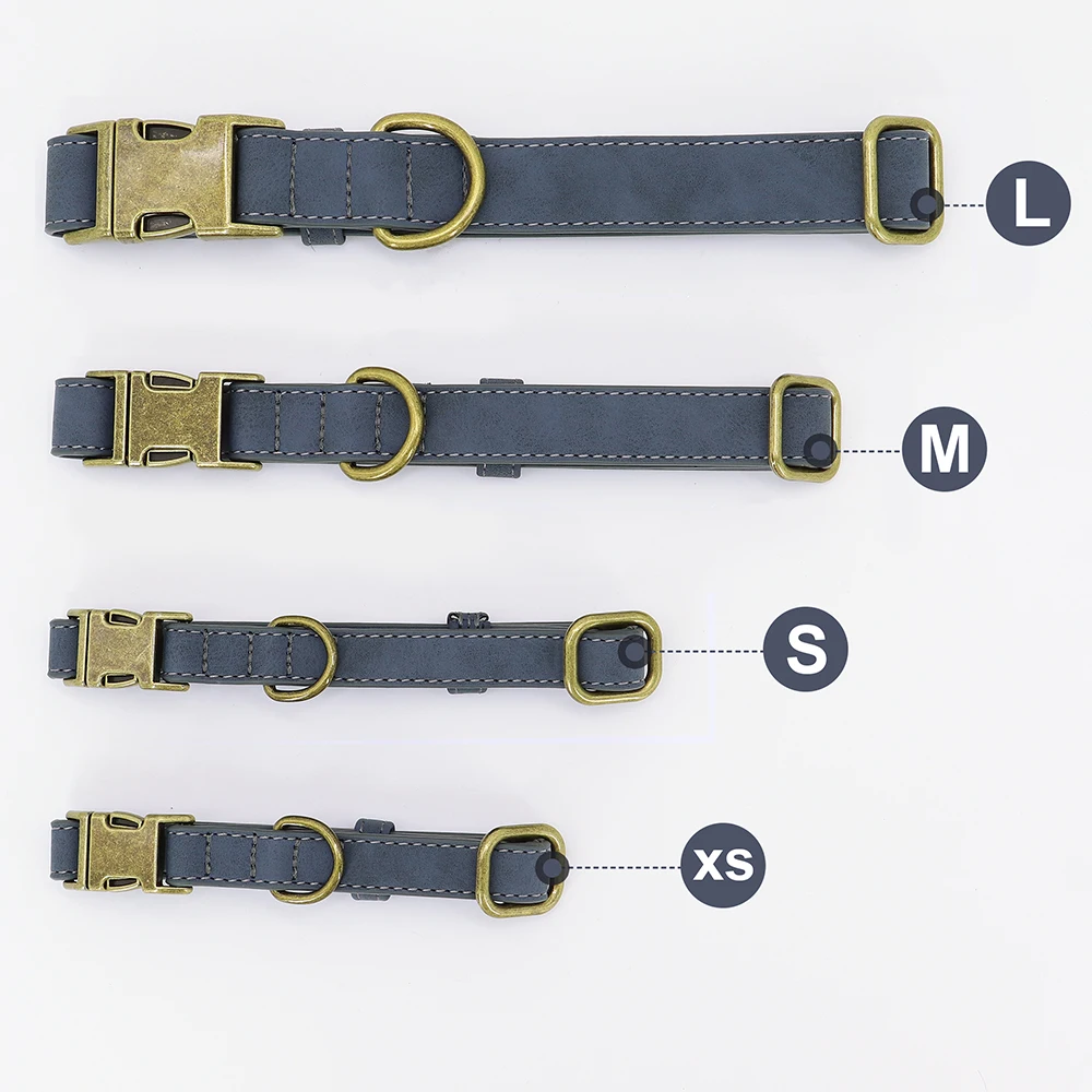 Personal isierte Hunde halsband Leine Set maßge schneiderte Hunde halsband Walking Blei Seil Leder Haustier Halsbänder für kleine mittelgroße Hunde Mops – Detail 22