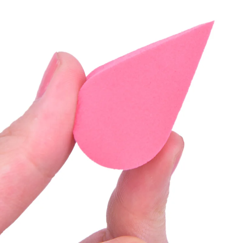 8pcs Candy Color Triangle Shaped Soft Magic Face Cleaning Cosmetic Puff Makeup Sponge Cleansing Wash Face Makeup 2 Styles