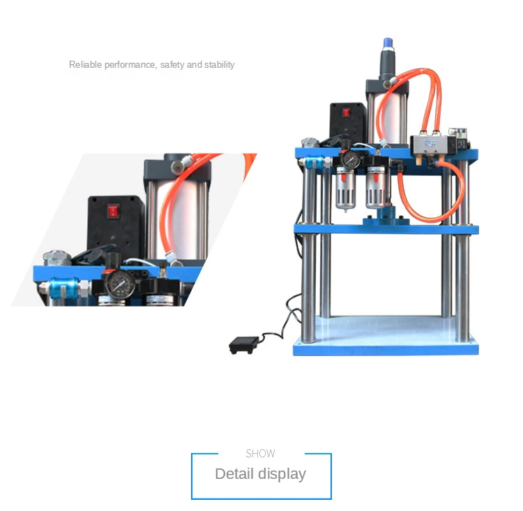 Punzonatrice pneumatica piccola pressa pneumatica a quattro colonne a tre piastre pressa pneumatica a doppia colonna rivetto pressa pneumatica