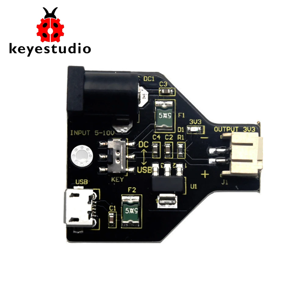 Keyestudio Power Adapter Board for BBC Micro bit Compatible Power Supply Board for Electronic DIY Projects