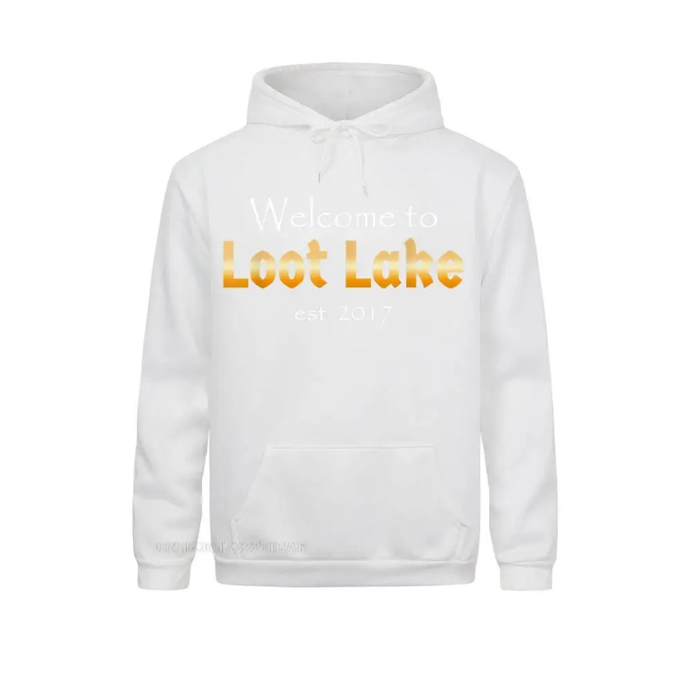 Welcome To Loot Lake Gaming T Shirt Sweatshirts New Design Long Sleeve Fitness Men's Hoodies Unique Hoods Summer