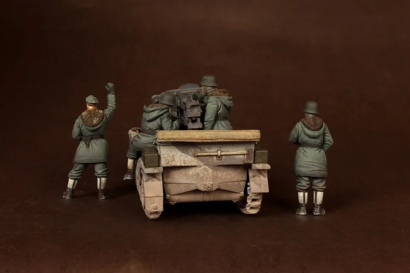 1/35 Resin Model Figure GK, Military theme ,No car , Unassembled and unpainted kit