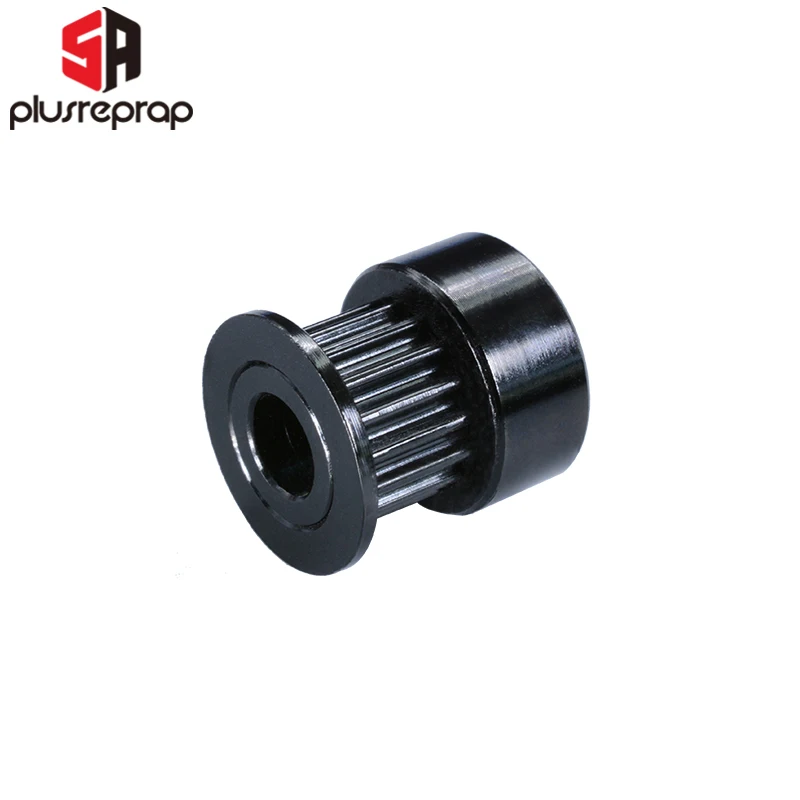 2/5 PCS GT2 16/20 Teeth Black Timing Pulley Bore 5mm Shaft Alumium Pulley for 6mm Belt 3D Printer Parts