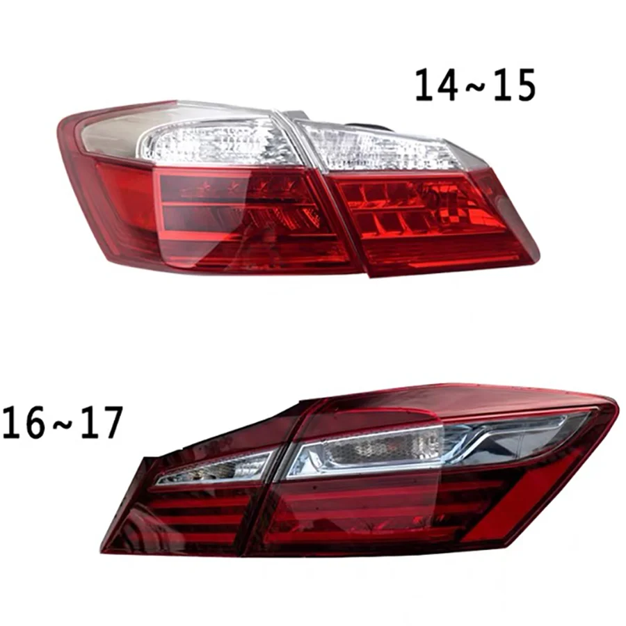 

1x Car Rear Tail Lamp Turning Signal Brake Lamp Warning Left Right Tail Light For Honda Accord 2014-2015 2016-2017 2018-2020