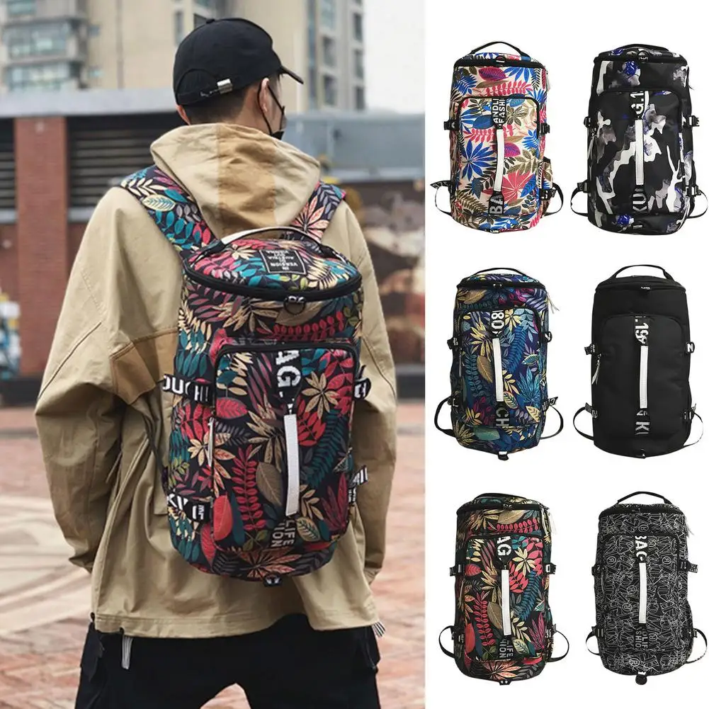 6 Colors Unisex Practical Gym Duffle Bag Travel Bag Large Capacity Sports Laptop Backpack Ample Space Strong Support