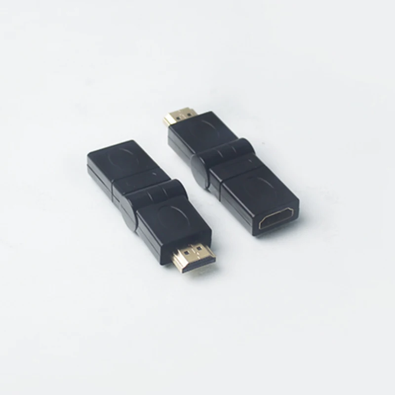 Lingable Adapter HDMI Rotatable Flexible 360 Degree male to female M/F Extension Connector Converter for HDTV 1080P