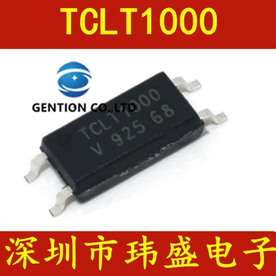 10 Buah TCLT1000 SOP-4 Coupler Fotolistrik Output Transistor Dalam Stok 100% Baru dan Asli