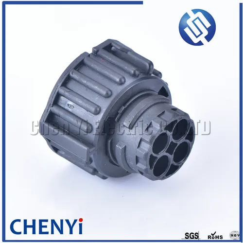 Imagen 2 del producto 1 Juego de 4 pines tyco redondo HOWO A7 odómetro sensor de velocidad enchufe sellado conector automático 1- 967325 -1 con funda de cable 965786 -1/ 965783 -1