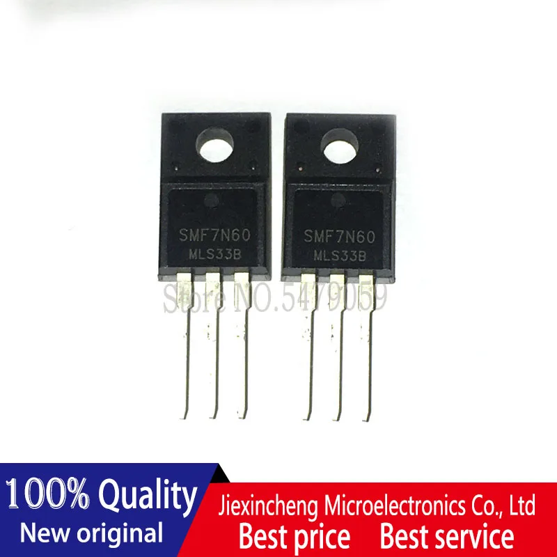 10 個 SMF7N60 CS5N65FA9R SMF8N65 UMW7N65F VBMB165R02 KIA5N60EF SMF8N60 TO220F MOS トランジスタ新オリジナル