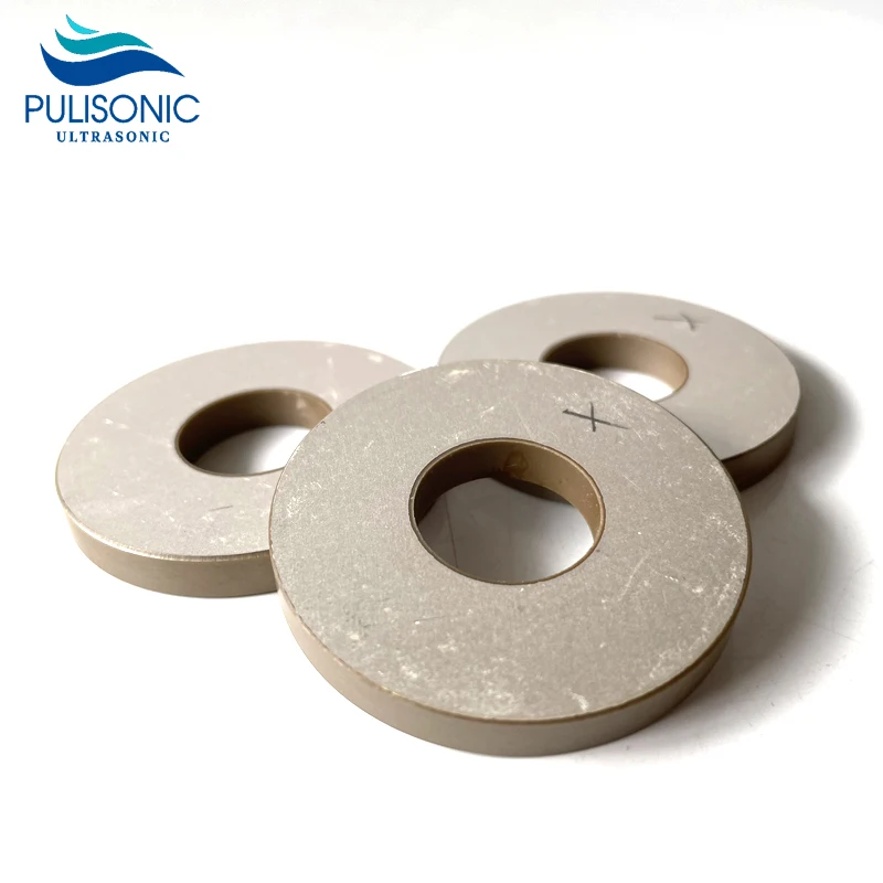 Piezo Ceramic Ring pzt 8 Material 50mm Diameter Piezoelectric Element For Industrial Ultrasonic Plastic Welder Sensor