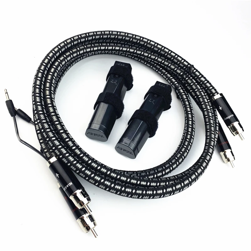 Kabel połączeniowy NIAGARA RCA z 72V DBS kabel Audio HIFI kabel RCA