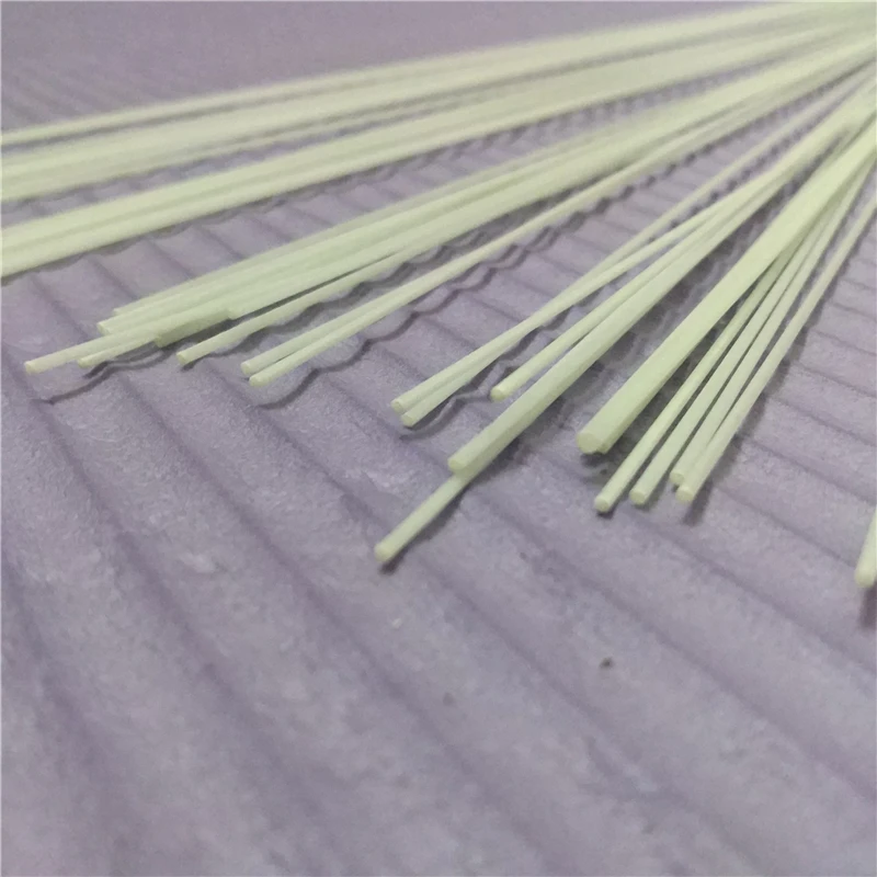 50pcs 2000mm White Glass Fiber Rod Diameter 1.6mm Fiberglass Elastic Insulation Rods for Multicoptor Making Model Materials