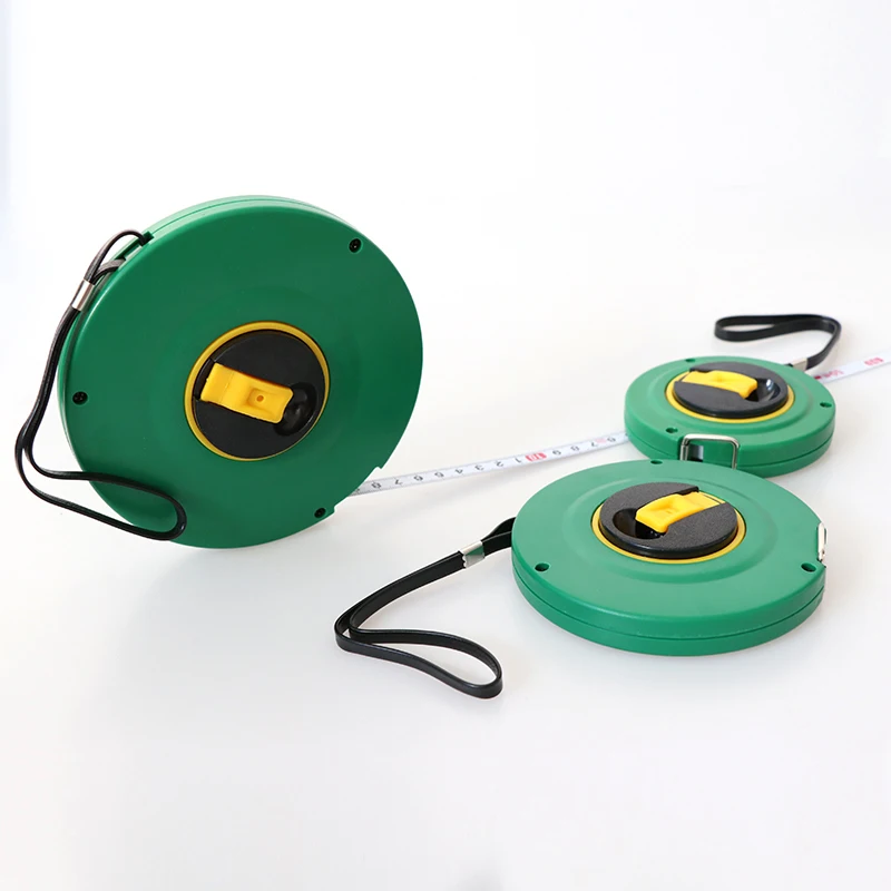 Steel Tape Measure Retractable Measuring Measurement Metric 50m 30m 20m Ruler Portable Measuring-Tape Disc Measures Engineering