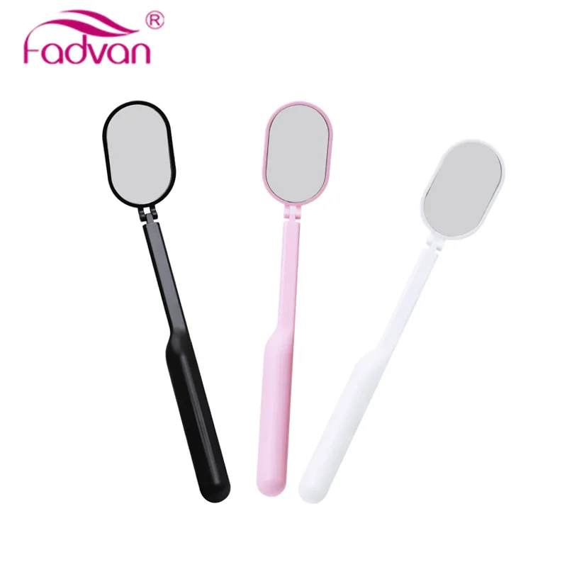 Multifunction Checking Mirror for Eyelash Extensions Makeup Dental Mouth Check Tools Stainless Steel Eyelash Supplies