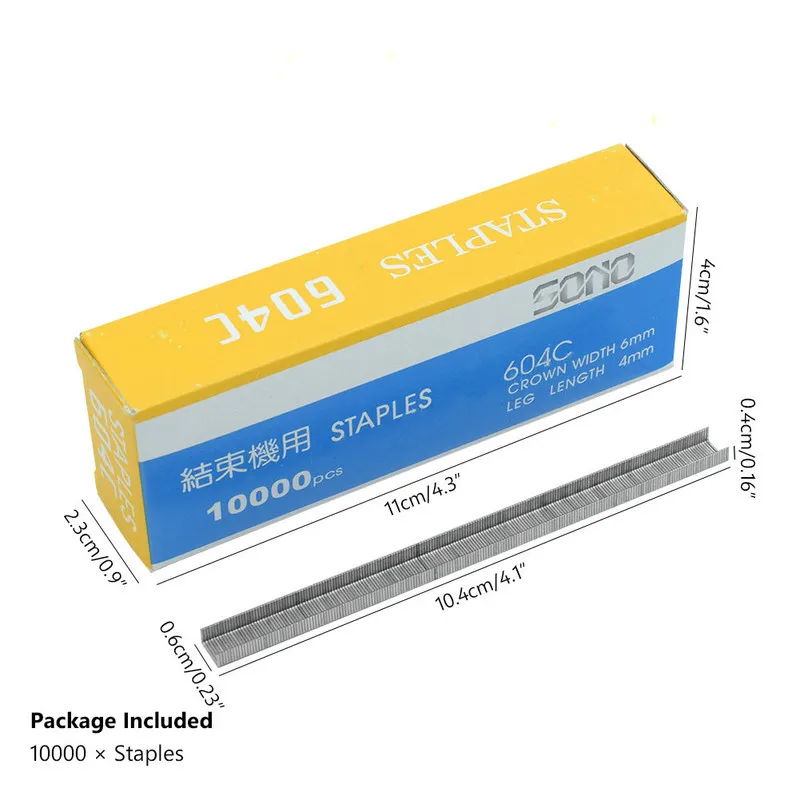 10000ชิ้น/แพ็ค604C เทปเล็บ Staples Pin Vines เครื่องสาขาผูก Professional Tie สาขาเครื่องมือเชื่อมต่อ Garden คลิปคลิป