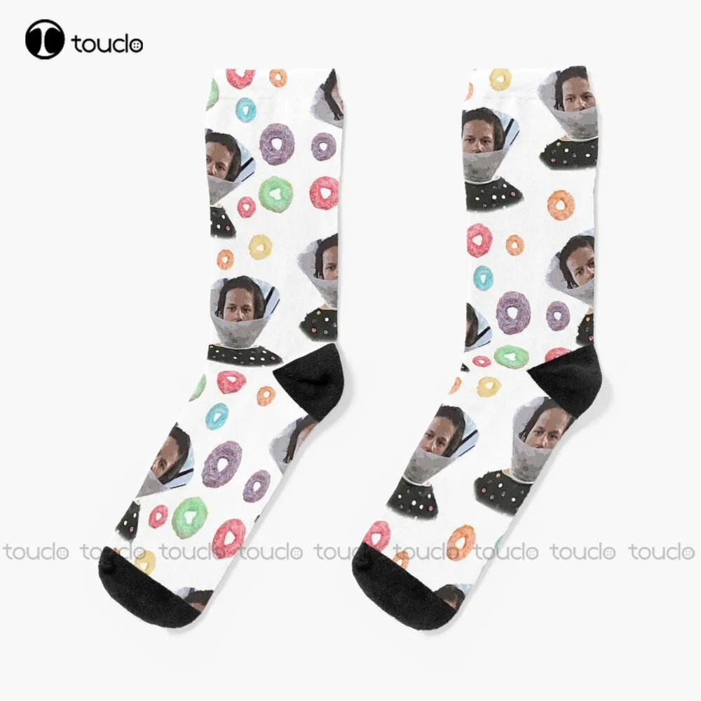 

Eric Andre Did Not Get The Job At Froot Loops Socks Yellow Socks Christmas Fashion New Year Gift Unisex Adult Teen Youth Socks