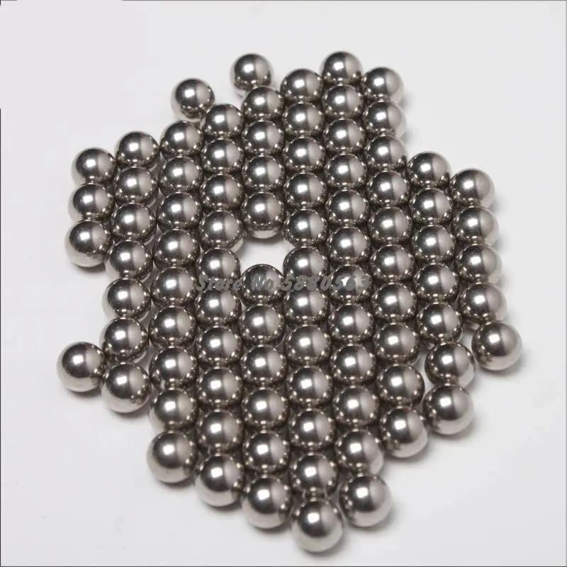 60/100pcs 3mm 4mm 7mm 8mm Diameter Steel Ball For Hunting Professional Slingshot Bearing Bow Ammo Sling Shot Balls Accessories