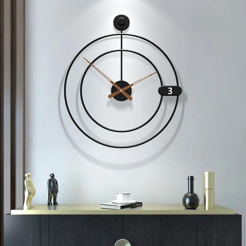 

Clocks And Watches Wall Clocks Living Room Home Clock Decoration Modern Minimalist Entrance Dining Room Decoration Clock Wall