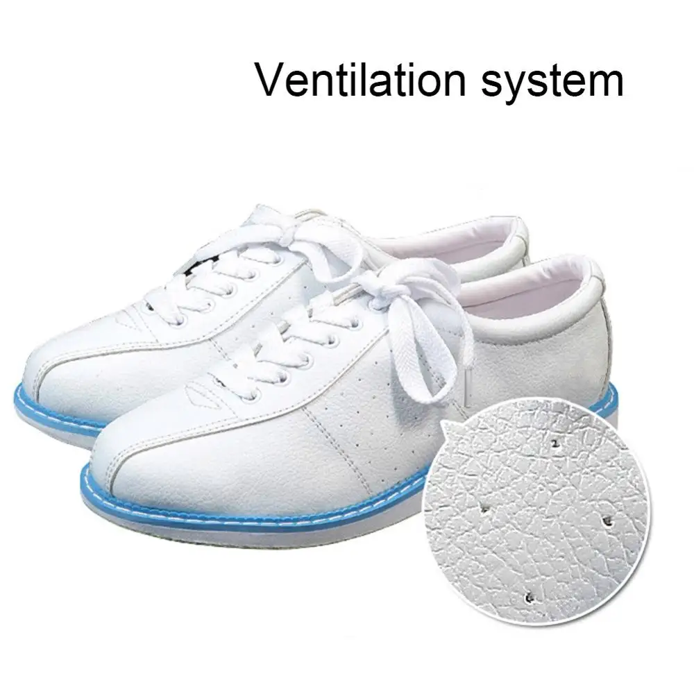 White Bowling Shoes For Men Sports Unisex Beginners Bowling Women Shoes Vogue Sneakers Sports Goods Entertainmen