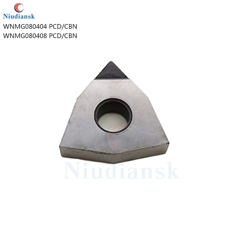 WNMG080404 PCD CBN WNMG080408 PCD CBN CNC, herramientas de torno, insertos de diamante, nitruro de boro cúbico, cuchillas de corte