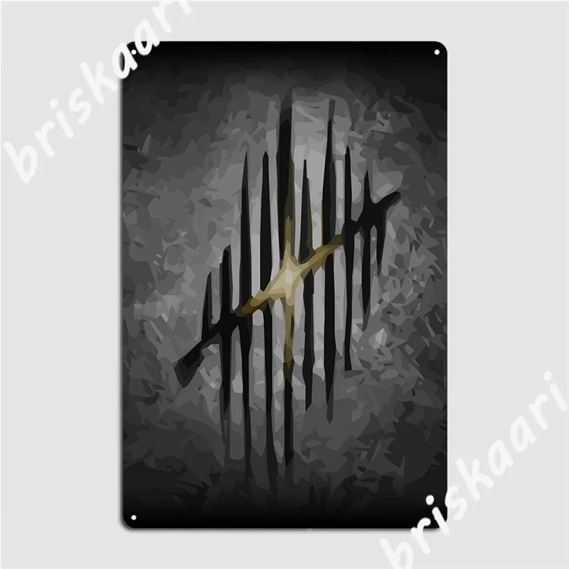 Clawmark Bloodborne Metal Sign Garage Decoration Personalized Wall Club Party Tin Sign Posters