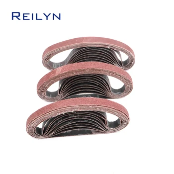 Bande de Polissage en Papier de Sable, 330x10mm, 10 Pièces