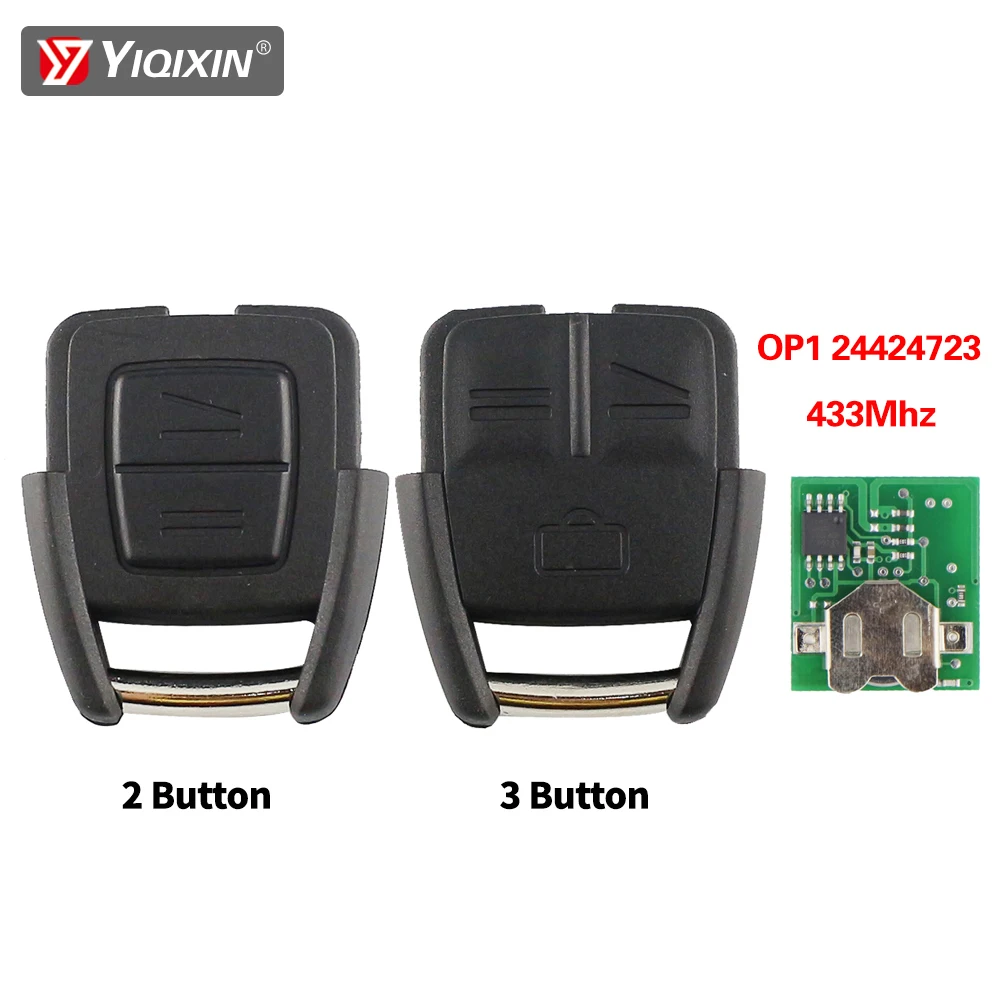 

YIQIXIN For OPEL VAUXHALL Vectra Zafira Omega Signum Astra H J Insignia G Mk4 B C Mokka Frontera 2/3 Buttons Car Remote Key