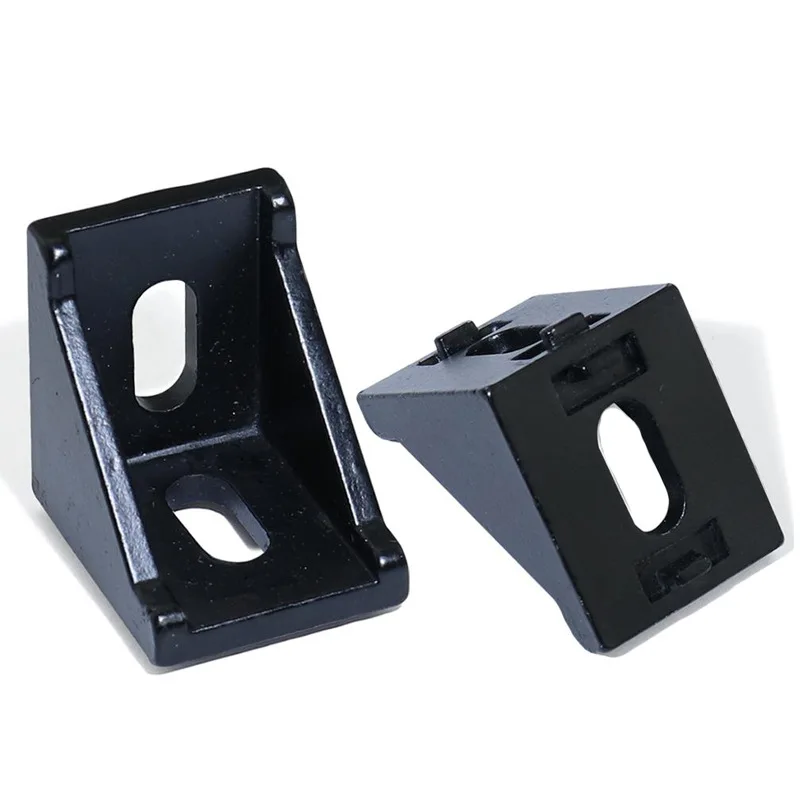 10 Chiếc Nhôm 2020 Góc Chân Đế Phụ Kiện Nhôm 20X20 L Cổng Kết Nối Góc Chân Đế Dây Nhôm Hồ Sơ CNC 20x20x17mm