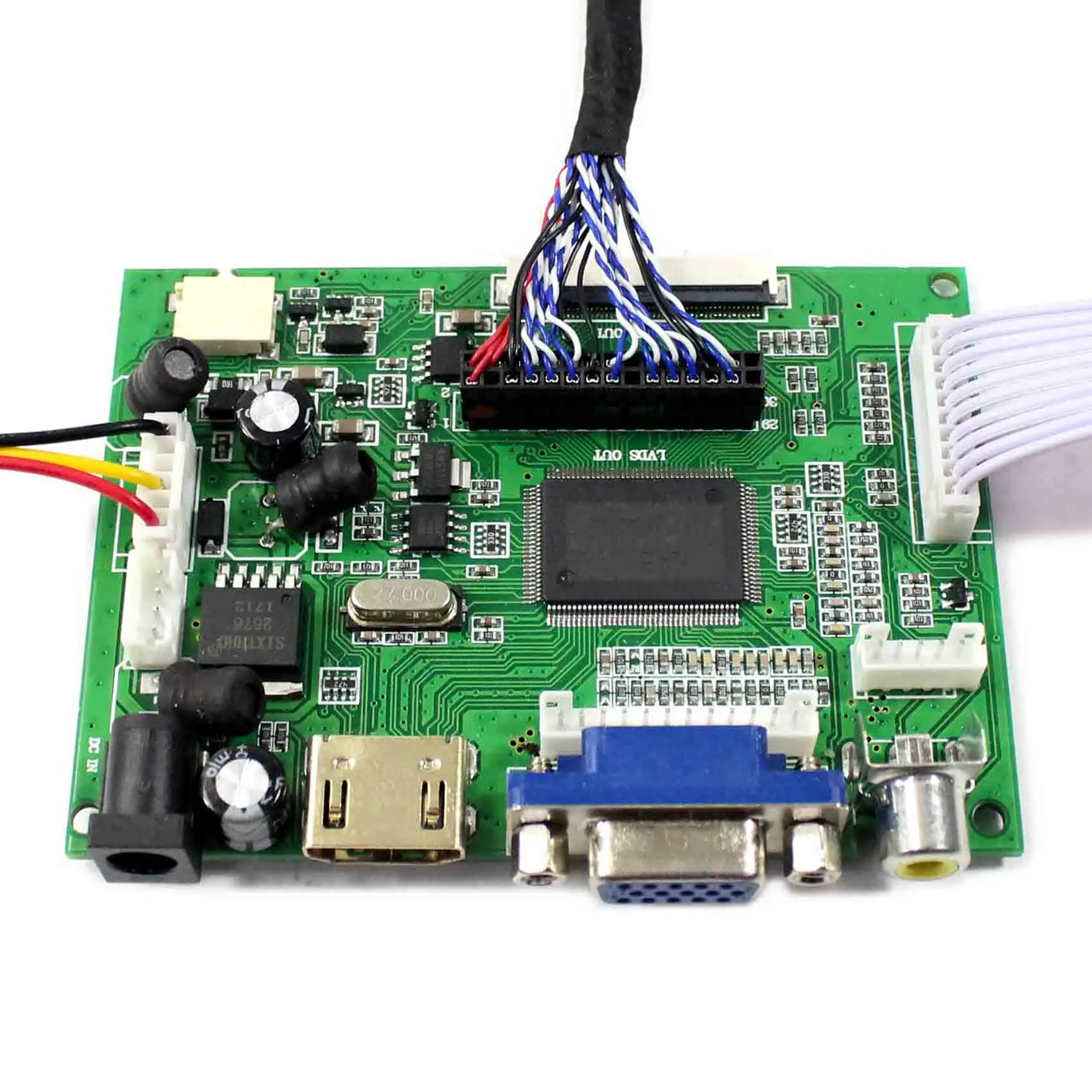 Layar LCD 15.4 "1440X900 Tampilan LVDS 30pin 15.4 Inci dengan Papan Pengontrol LCD HD-MI VGA 2AV