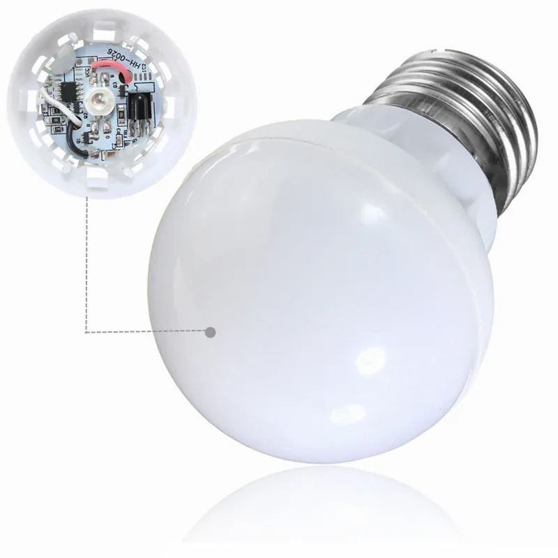 RGB LED Light Bulb E27 B22 3W 16 Colors Changing Magic Lamp Spotlight Bulb IR Remote Control Holiday Lighting Decor 85-265V
