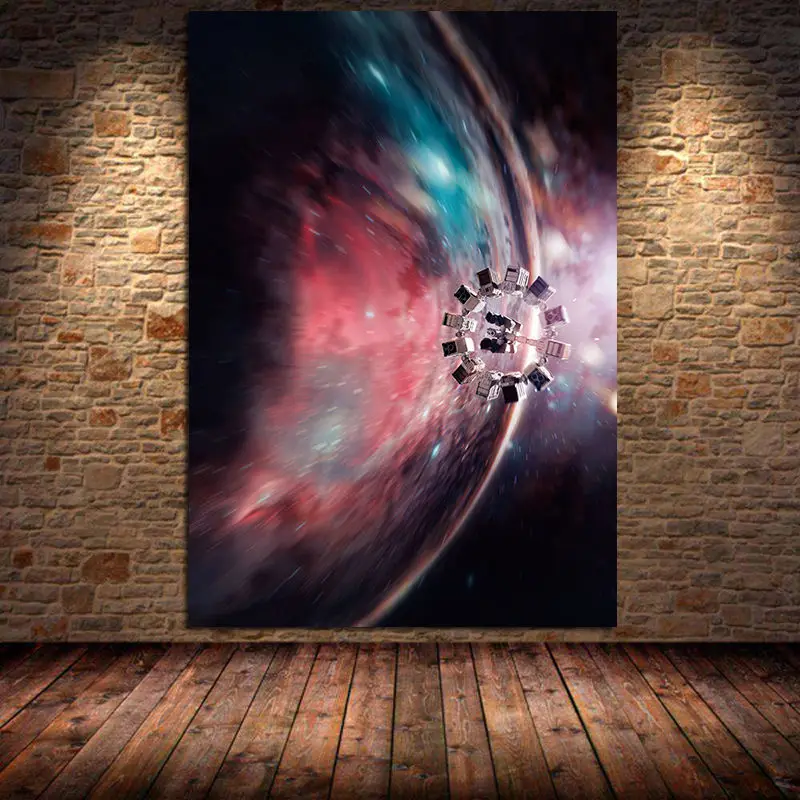 

Interstellar Movie Canvas Painting Poster and Prints Wall Art Cuadros Home Decoration for Kids Room Bedroom Living Room Unframed