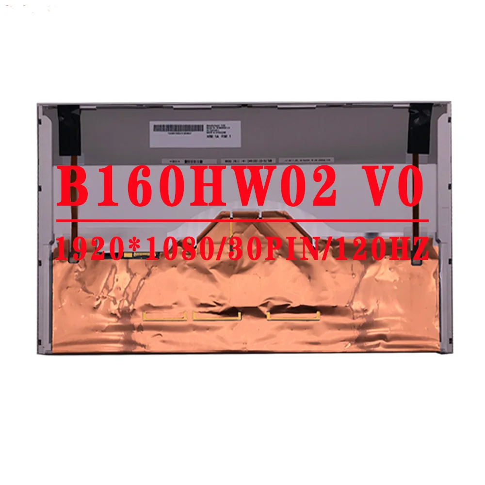 B160HW02 V.0 V0 16.0 inch 1920*1080TN FHD 30PINS EDP 82% NTSC 120Hz Original 3D LCD Screen For SONY VAIO VPCF215 F22 Brand New