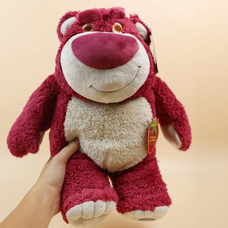 38cm Disney Lotso Bear Toy Story Plush Kawaii Stuffed Dolls Children\'S Toys For Boys Girls 10 Years Gift Cute For Girlfriend New