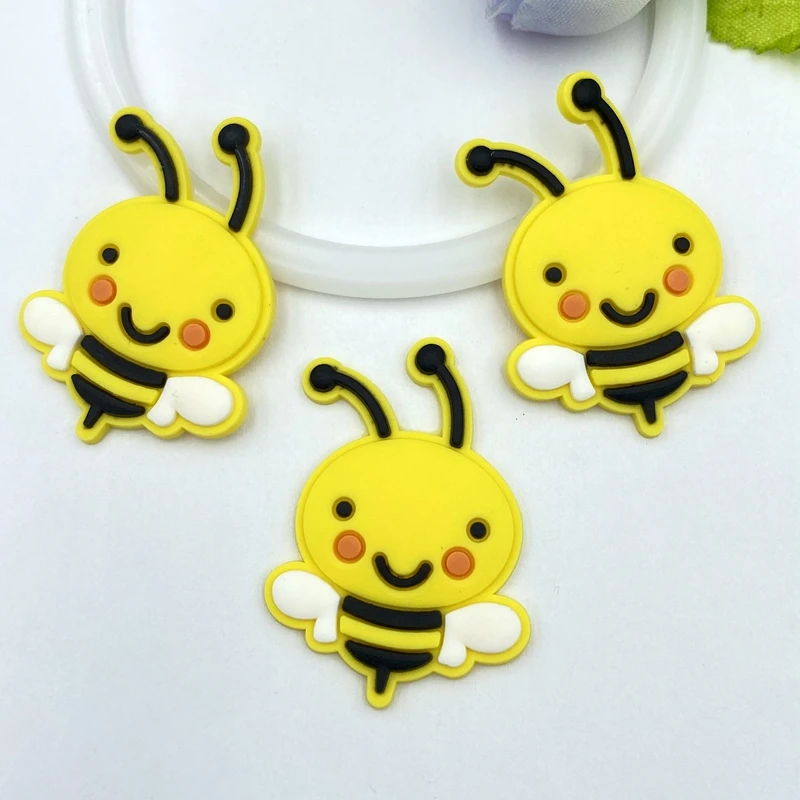 10/20/30pcs cute PVC bee flexi - огляд і ціна Embellishment Glue Craft