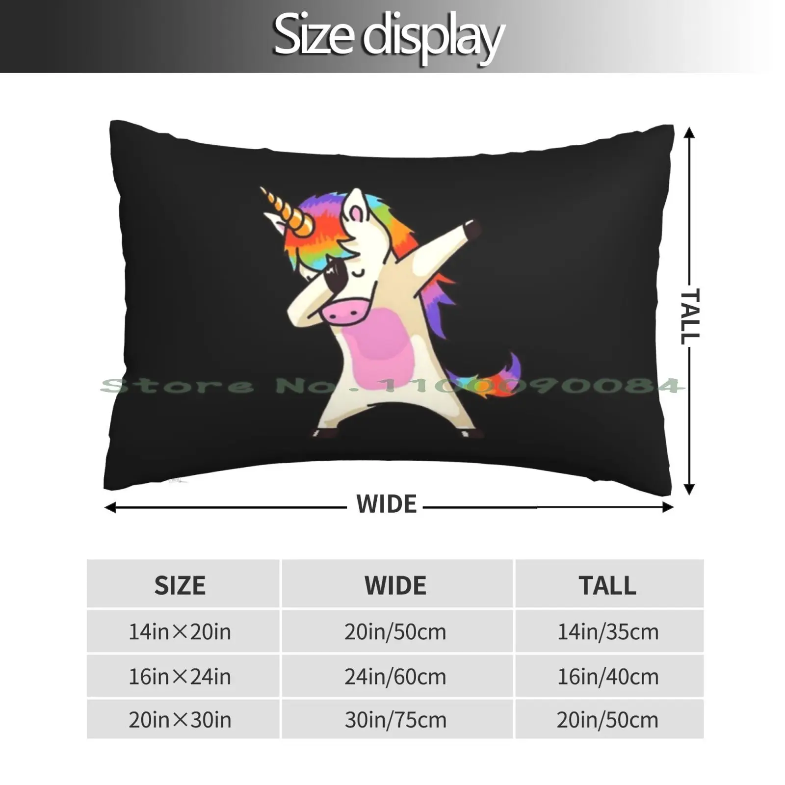 Dabbing Unicorn Gift | Gift For Kids Pillow Case 20x30 50*75 Sofa Bedroom Corvette Stuff Corvette Long Sleeve Corvette Wallet