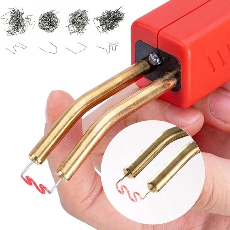 220V Plastic Welder Car Bumper Repair Garage Tools Handy Hot Staplers Machine PVC Plastic Repairing Machine Hot Stapler