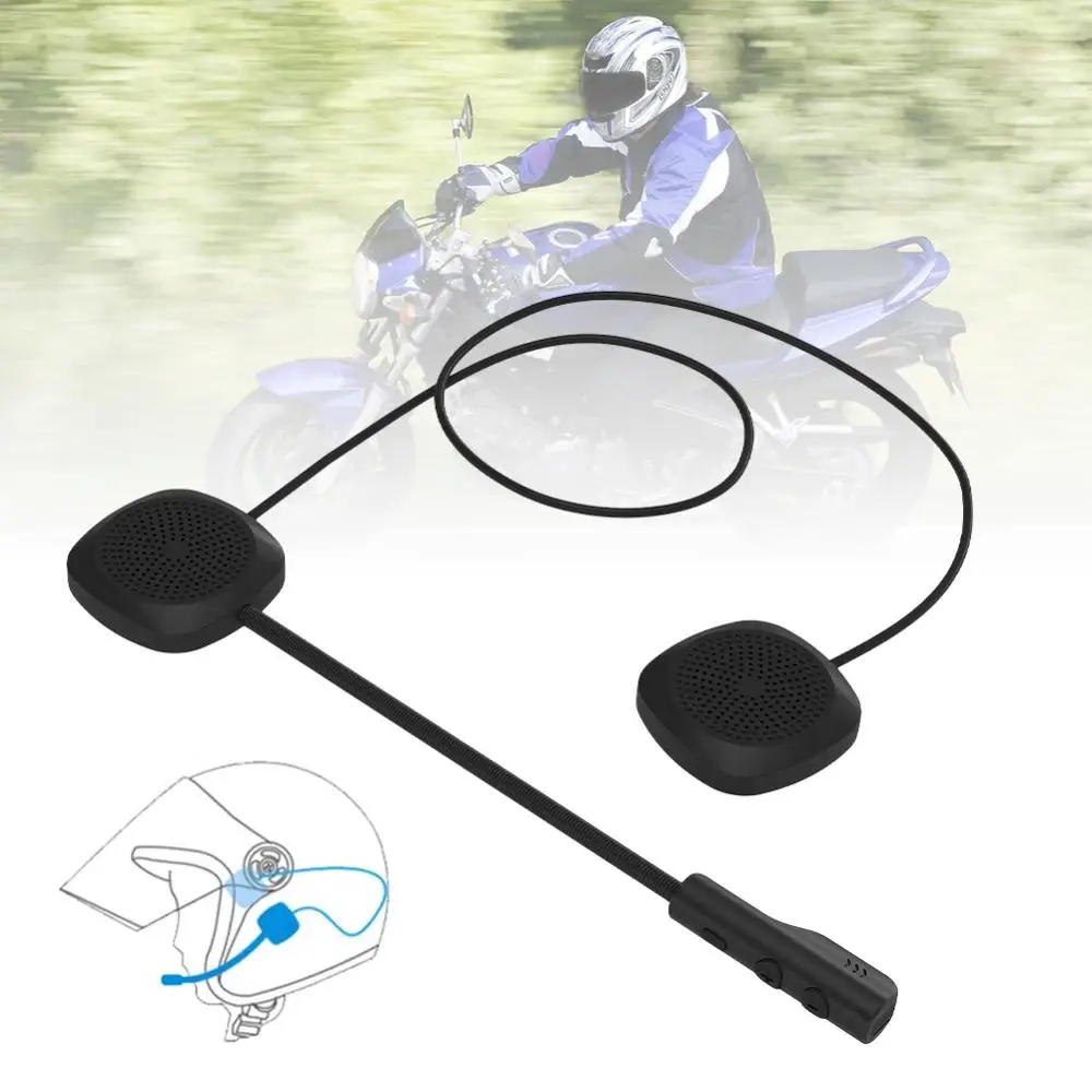 MH04-auriculares recargables para casco de motocicleta, cascos con Bluetooth 5,0, estéreo HiFi