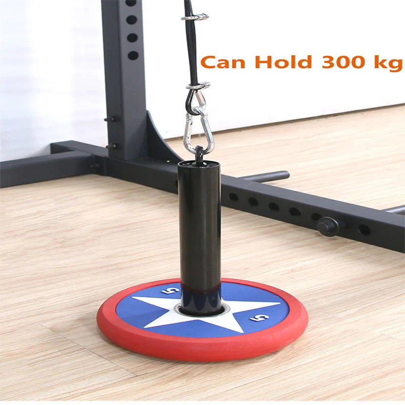 Gym Home,Weight Bearing Dumbbell Bracket Fitness Pulley Cable System Attachment Weight Lifting Plates Crossfit Power Exercises