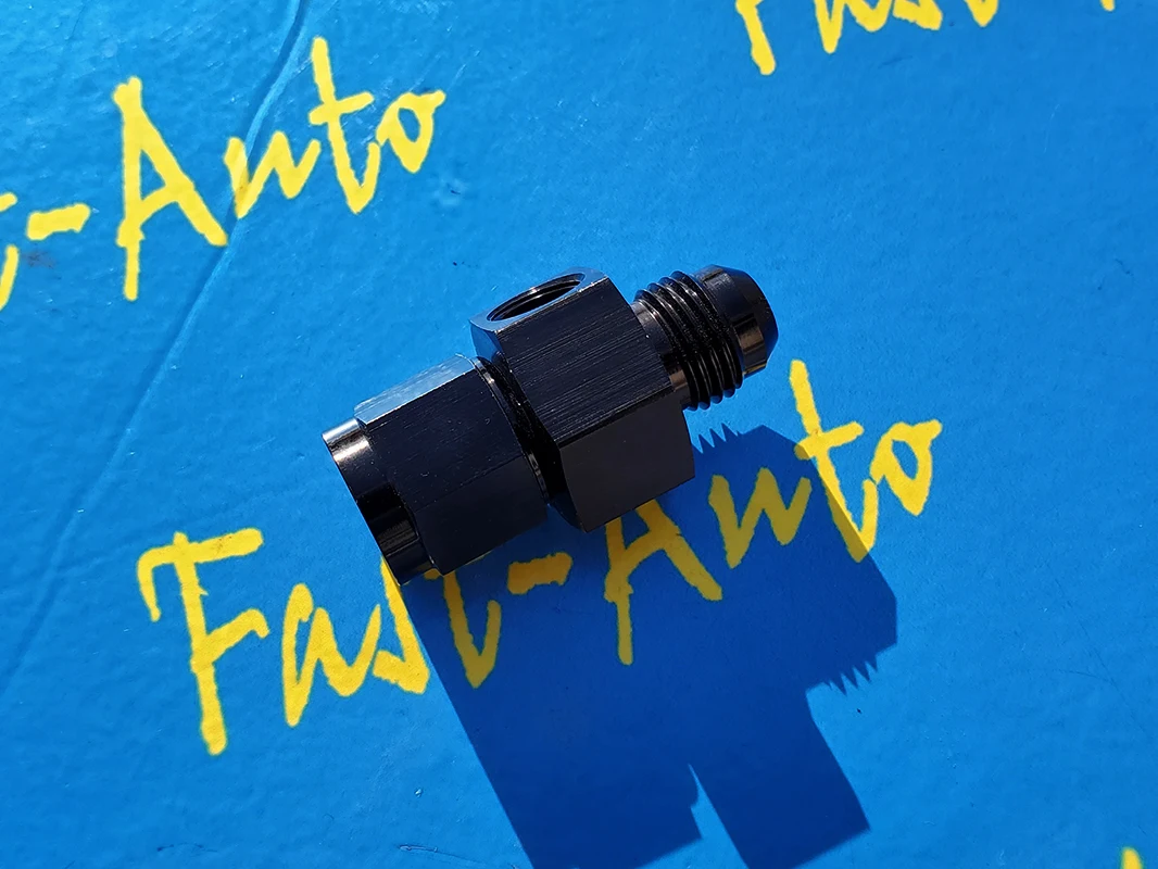 9/16-18unf thread female an6 an-6 to male an6 -6an with 1/8npt port hose fitting adapter for fuel water pump oil cooler kits