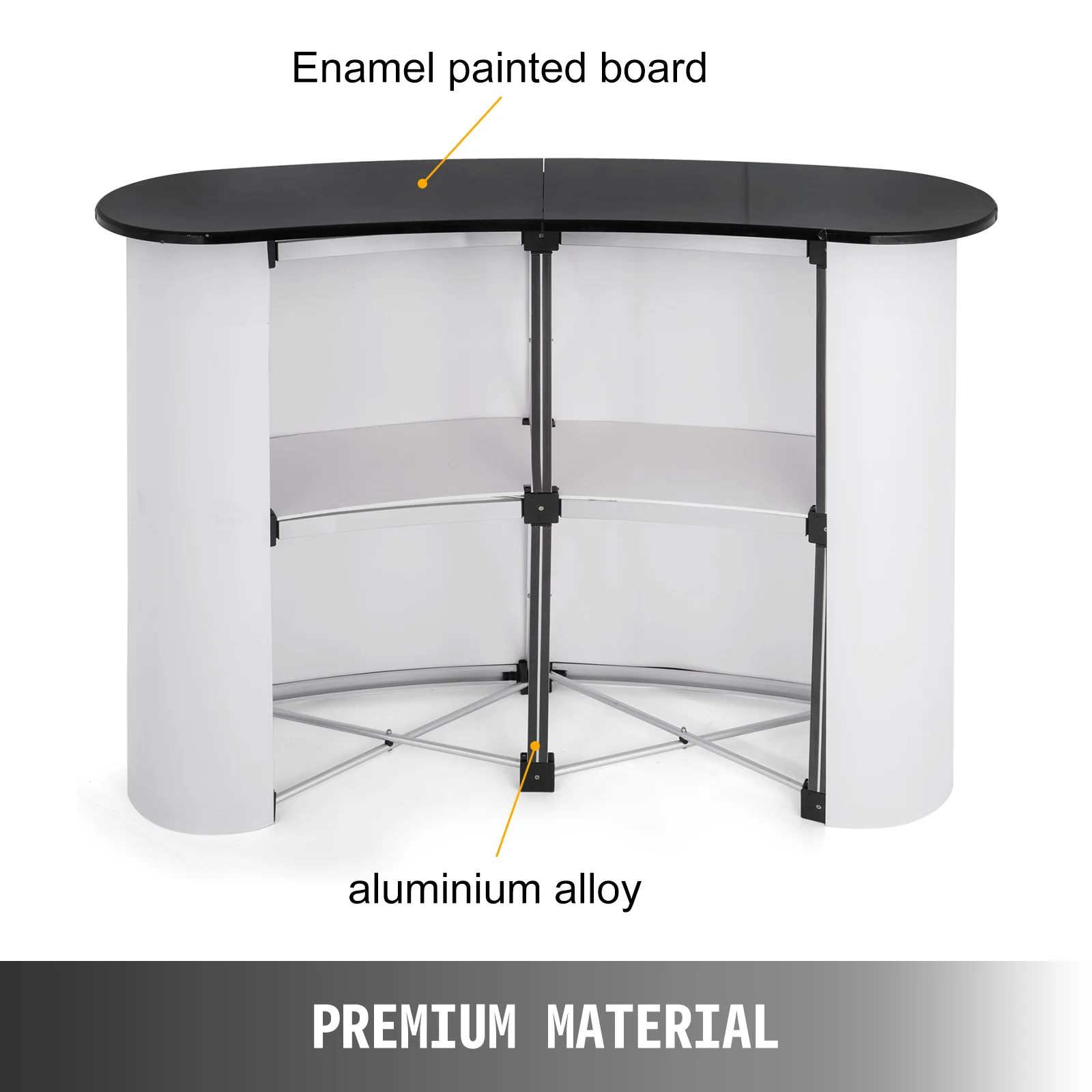VEVOR 51X Di Động 38.5 Inch Bật Lên Hiển Thị Thương Mại Màn Hình Triển Lãm Phản Khuyến Mãi Bục Chân Đế Có Treo Tường bỏ Túi Mang Theo