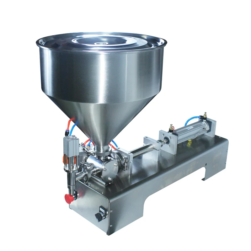 Paste cream Piston Filler Precise Bottle Filling Machine SHENLIN cup bottling equipment chili paste packing machine 0.6MPA+