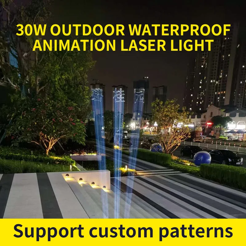 Waterdichte Rgb Animatie Laser Stage Light Laser Scanner Projector Podium Verlichting Effect Dj Laser Licht DMX512 Animatie Laser