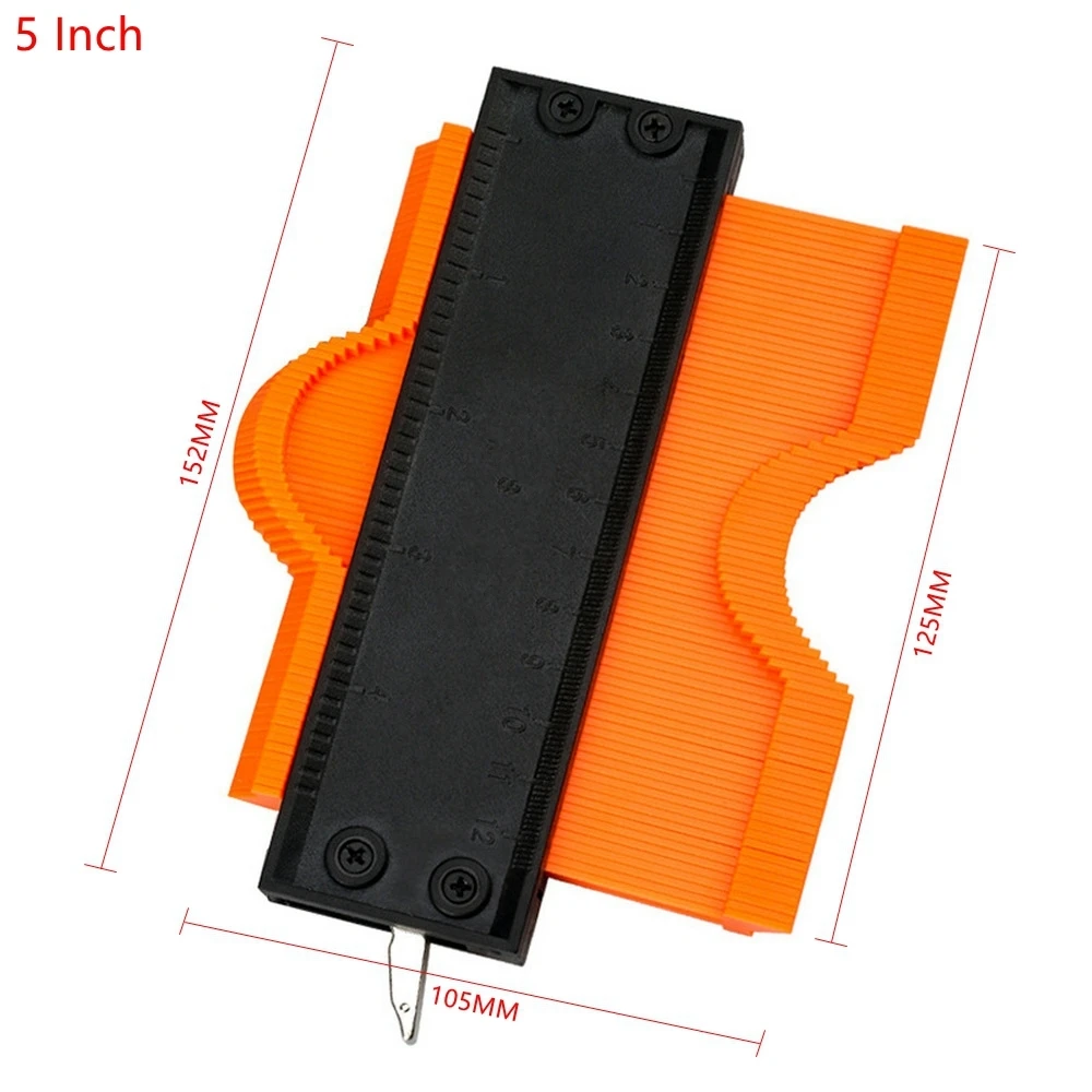 Lock Wider Contour Gauge Profile Duplicator Tool Alloy Edge Shaping Wood Measure Ruler Laminate Tiles Meetup Gauge 3 Size