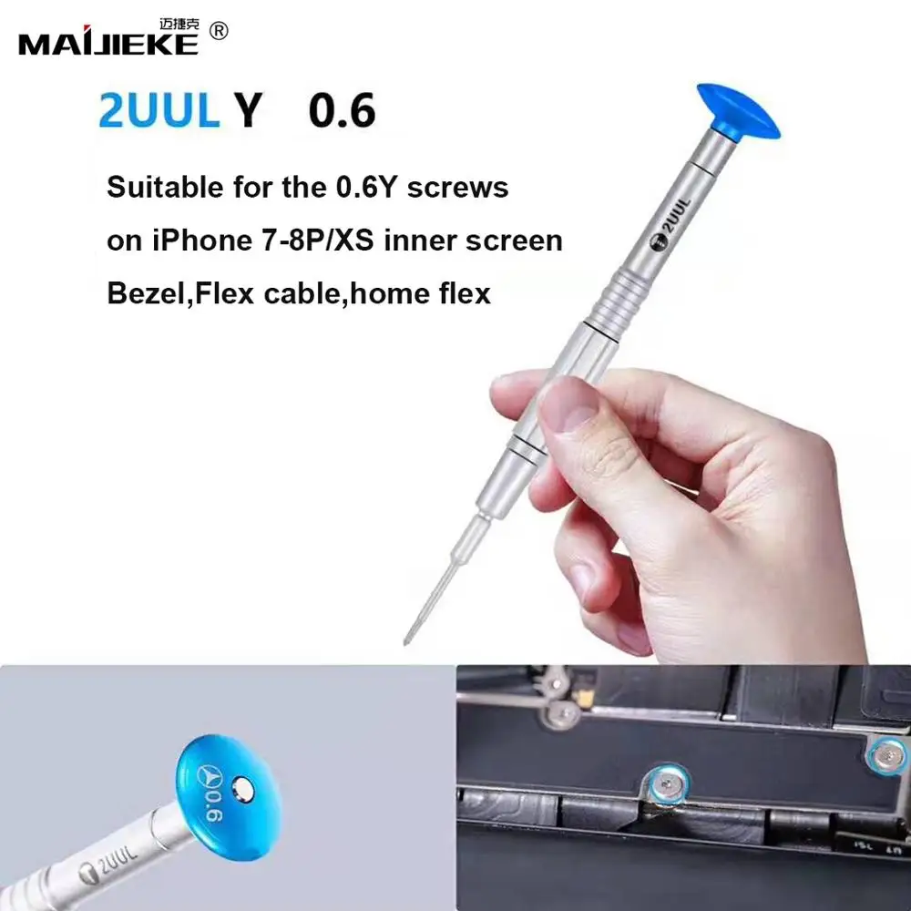 New 2UUL 0.6Y 0.8 1.2 2.5 T2 Screwdriver Repair Tool For iPhone Samsung Huawei Xiaomi OPPO VIVO Phone Screwdrivers Opening Tools