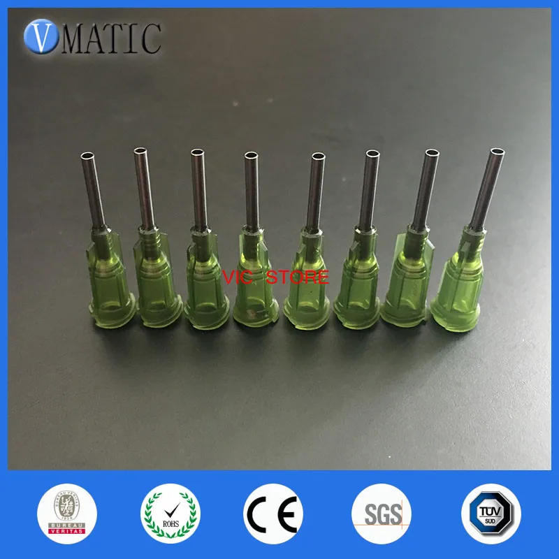 Agulha de distribuição com cola, conjunto de tubos de 100 polegadas com 14g de comprimento e 0.5 peças