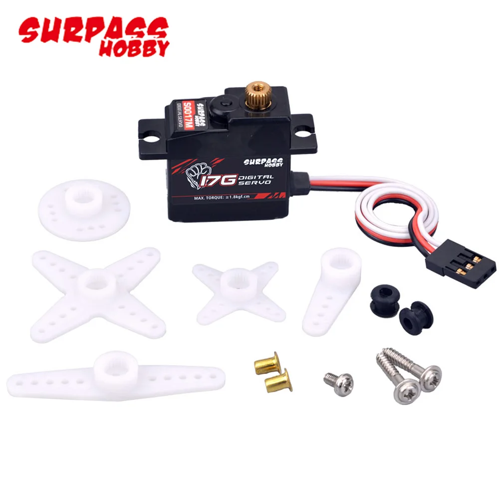 Surpass Hobby Waterproof 2435 4500KV/4800KV/3300KV/6100KV Brushless Motor 25A 2S ESC S0017M 17g Servo For 1:16 1:18 2S RC Car