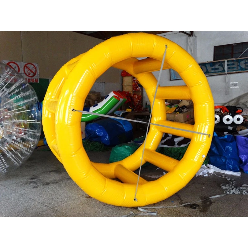 Inflatable Wheel Water Play For Amusement Water Park Inflatable Water Sports Game